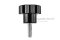 น็อตมือหมุนดอกไม้ (Star Grip Knob Bolt) ขนาด M5x16 ความโตหัว 24 mm