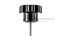 น็อตมือหมุนดอกไม้ แกนสแตนเลส (Star Grip Knob Bolt) ขนาด M3x12 ความโตหัว 24 mm