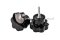 น็อตมือหมุนดอกไม้ แกนสแตนเลส (Star Grip Knob Bolt) ขนาด M3x16 ความโตหัว 24 mm