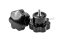 น็อตมือหมุนดอกไม้ แกนสแตนเลส (Star Grip Knob Bolt) ขนาด M3x6 ความโตหัว 24 mm