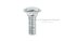 น็อตหัวกลมคอเหลี่ยมชุบขาว ขนาด 3/8" x 1.1/2" (ตัวผู้+ตัวเมีย)