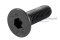 น็อตหัวจมเตเปอร์ดำ M12x40 เกรด 10.9 เกลียวตลอด เกลียวซ้าย