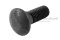 น็อตหัวกลมคอเหลี่ยมดำ ขนาด M14x35 เกรด 8.8 เกลียวตลอด