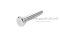 น็อตหัวเหลี่ยมสแตนเลส Stainless Steel Hex Bolt M8x1.0x50 เกลียวตลอด