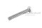 น็อตหัวเหลี่ยมสแตนเลส Stainless Steel Hex Bolt M8x1.0x50 เกลียวตลอด
