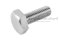 น็อตหัวเหลี่ยมสแตนเลส Stainless Steel Hex Bolt M9x1.25x25 เกลียวตลอด