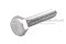 น็อตหัวเหลี่ยมสแตนเลส Stainless Steel Hex Bolt M9x1.25x50 เกลียวตลอด