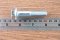 น็อตหัวเหลี่ยมแบบติดจานเหล็กชุบซิ้งค์ M12x55 เกรด 8.8 เกลียวไม่ตลอด