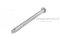 สลักหัวแบนกลม-ปิ๊นหัวแบนสแตนเลส (Stainless Steel Clevis Pin) ขนาด 5x90