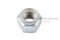 หัวน็อตล็อคกันคลาย M27x2.0 เกรด 10.9 เหล็กชุบซิงค์ขาว
