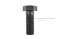 น็อตเหลี่ยมดำแข็ง ขนาด 5/8"x1.3/4" เกลียว 18 (UNF)