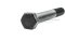 น็อตเหลี่ยมดำแข็ง ขนาด 5/8"x4.1/2" เกลียว 18 (UNF)
