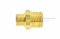 ข้อต่อตรงทองเหลือง เกลียวมิล x เกลียวแป๊ป (เกลียวนอก x เกลียวนอก) ขนาด 1/2" x M16x1.5