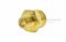 ข้อต่อตรงทองเหลือง เกลียวมิล x เกลียวแป๊ป (เกลียวนอก x เกลียวนอก) ขนาด 1/4" x M22x1.5