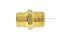 ข้อต่อตรงทองเหลือง เกลียวมิล x เกลียวแป๊ป (เกลียวนอก x เกลียวนอก) ขนาด 3/8" x M16x1.5