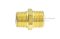 ข้อต่อตรงทองเหลือง เกลียวมิล x เกลียวแป๊ป (เกลียวนอก x เกลียวนอก) ขนาด 3/8" x M18x1.5