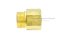 ข้อต่อตรงทองเหลือง เกลียวมิล x เกลียวแป๊ป (เกลียวนอก x เกลียวใน) M22x1.5 x 3/8"
