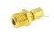 ข้อต่อตาไก่ทองเหลือง (เกลียวนอก x เสียบสาย) 1/4"x4 mm