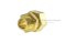 ข้อต่อตาไก่ทองเหลือง (เกลียวนอก x เสียบสาย) 3/8"x16 mm