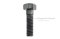น็อตเหลี่ยมดำแข็ง 1/2" x 1.3/4" เกรด 10.9 แข็งพิเศษ