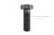 น็อตเหลี่ยมดำแข็ง 1/2" x 2" เกรด 10.9 แข็งพิเศษ
