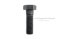น็อตเหลี่ยมดำแข็ง 5/8" x 2" เกรด 10.9 แข็งพิเศษ