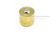 หัวอัดจารบีแบบปิดรู - ตอกปิดรู ทองเหลือง ขนาด 12x12 mm (กว้าง x ยาว)