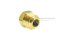หัวอัดจารบีแบบหัวเรียบทองเหลือง ขนาด M10x1.0