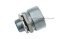 [E] คอนเนคเตอร์เฟล็กกันน้ำ ซิงค์อัลลอย DPJ-φ13-G3/8" (ขั้วต่อ 3 หุน) รูล็อกสาย 11.2 mm