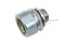 [E] คอนเนคเตอร์เฟล็กกันน้ำ ซิงค์อัลลอย DPJ-φ13-G3/8" (ขั้วต่อ 3 หุน) รูล็อกสาย 11.2 mm