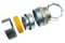 [E] คอนเนคเตอร์เฟล็กกันน้ำ ซิงค์อัลลอย DPJ-φ40-G1 1/2" (ขั้วต่อ 1.5 นิ้ว) รูล็อกสาย 38.4 mm