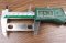 [E] บัสบาร์ ทองแดงชุบนิกเกิ้ล 57x1.5x16 ขนาดรู 8.5x12 mm ระยะรู 40 mm
