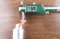 [E] หางปลาอลูมิเนียมหัวทองแดง หัวเหลี่ยม DTL-F-300 เกรดหนาพิเศษ รูใส่สายไฟกว้าง 23 mm ยาว 59 mm รูยึด 13 mm
