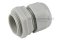 [E] เคเบิ้ลแกลนด์ Cable Gland พลาสติกไนล่อนกันน้ำ สีเทาขาว M24x1.50 รูล็อกสายไฟ 16 mm
