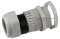 [E] เคเบิ้ลแกลนด์ Cable Gland พลาสติกไนล่อนกันน้ำ สีเทาขาว M63x1.50 รูล็อกสายไฟ 48.2 mm