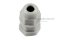 [E] เคเบิ้ลแกลนด์ Cable Gland พลาสติกไนล่อนกันน้ำ สีเทาขาว M8x1.50 รูล็อกสายไฟ 4.4 mm