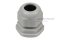 [E] เคเบิ้ลแกลนด์ Cable Gland พลาสติกไนล่อนกันน้ำ สีเทาขาว PG16 รูล็อกสายไฟ 14.9 mm