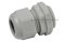 [E] เคเบิ้ลแกลนด์ Cable Gland พลาสติกไนล่อนกันน้ำ สีเทาขาว PG19 รูล็อกสายไฟ 16 mm