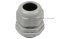 [E] เคเบิ้ลแกลนด์ Cable Gland พลาสติกไนล่อนกันน้ำ สีเทาขาว PG21 รูล็อกสายไฟ 19.2 mm