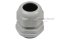 [E] เคเบิ้ลแกลนด์ Cable Gland พลาสติกไนล่อนกันน้ำ สีเทาขาว PG25 รูล็อกสายไฟ 21.3 mm