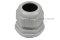[E] เคเบิ้ลแกลนด์ Cable Gland พลาสติกไนล่อนกันน้ำ สีเทาขาว PG29 รูล็อกสายไฟ 27.6 mm