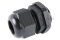 [E] เคเบิ้ลแกลนด์ Cable Gland พลาสติกไนล่อนกันน้ำ สีดำ M20x1.50 รูล็อกสายไฟ 12.5 mm