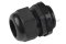 [E] เคเบิ้ลแกลนด์ Cable Gland พลาสติกไนล่อนกันน้ำ สีดำ M27x1.50 รูล็อกสายไฟ 19.2 mm