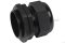 [E] เคเบิ้ลแกลนด์ Cable Gland พลาสติกไนล่อนกันน้ำ สีดำ PG42 รูล็อกสายไฟ 40.7 mm