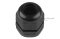 [E] เคเบิ้ลแกลนด์ Cable Gland พลาสติกไนล่อนกันน้ำ หัวใหญ่ สีดำ M20x1.50 รูล็อกสายไฟ 14.1 mm
