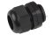 [E] เคเบิ้ลแกลนด์ Cable Gland พลาสติกไนล่อนกันน้ำ หัวใหญ่ สีดำ M25x1.50 รูล็อกสายไฟ 20 mm