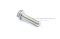 น็อตหัวเหลี่ยมสแตนเลส Stainless Steel Hex Bolt 1/2"x2" เกลียว 12