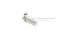 น็อตหัวเหลี่ยมสแตนเลส Stainless Steel Hex Bolt 1/4"x3/4" 