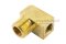 ข้อต่องอ 90° ทองเหลือง (เกลียวนอก x เกลียวใน) 1/4" x M8x1.0 ข้อต่อลด-ข้อต่อเพิ่ม