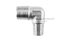 ข้อต่องอ 90° สแตนเลส 304 (เกลียวนอก x เกลียวนอก) 3/8" x 1/4" ข้อต่อลด-ข้อต่อเพิ่ม